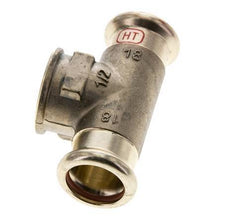 Tee Press Fitting - 18mm Hembra & Rp 1/2'' Hembra - Aleación de cobre