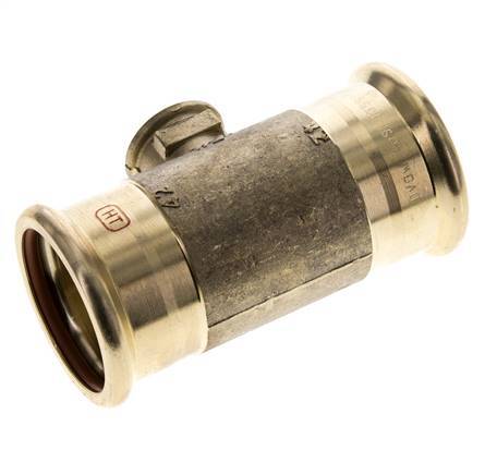 Tee Press Fitting - 42mm Hembra & Rp 1/2'' Hembra - Aleación de cobre