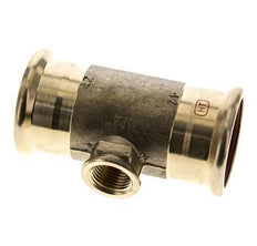 Tee Press Fitting - 42mm Hembra & Rp 1/2'' Hembra - Aleación de cobre