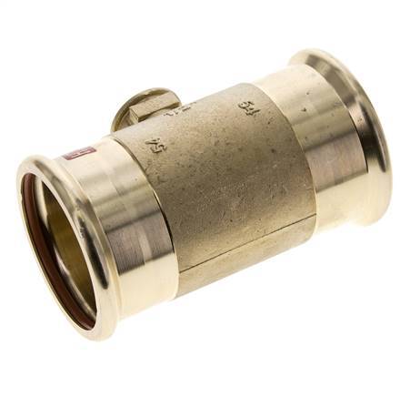 Tee Press Fitting - 54mm Hembra & Rp 1/2'' Hembra - Aleación de cobre