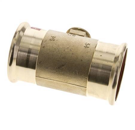 Tee Press Fitting - 54mm Hembra & Rp 1/2'' Hembra - Aleación de cobre