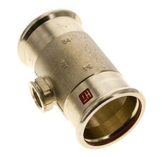 Tee Press Fitting - 54mm Hembra & Rp 1/2'' Hembra - Aleación de cobre