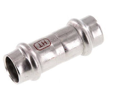 Racor a presión - 15 mm hembra - Acero inoxidable