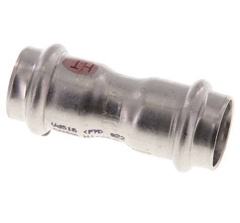 Racor a presión - 22 mm hembra - Acero inoxidable