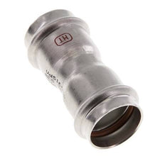 Racor a presión - 28 mm hembra - Acero inoxidable