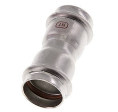 Racor a presión - 28 mm hembra - Acero inoxidable