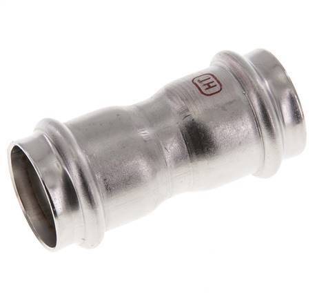 Racor a presión - 28 mm hembra - Acero inoxidable