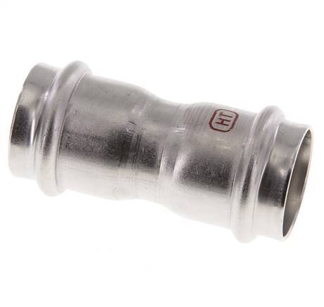 Racor a presión - 28 mm hembra - Acero inoxidable