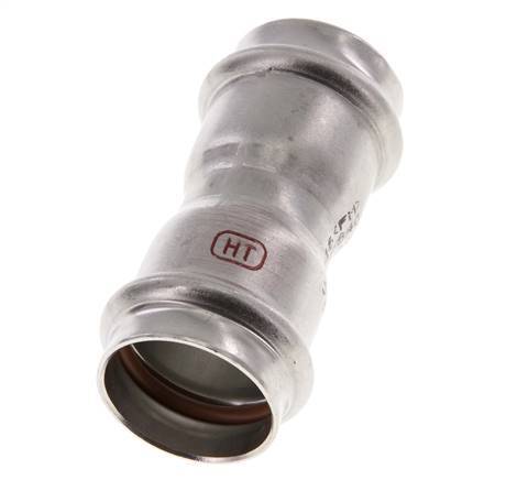 Racor a presión - 28 mm hembra - Acero inoxidable