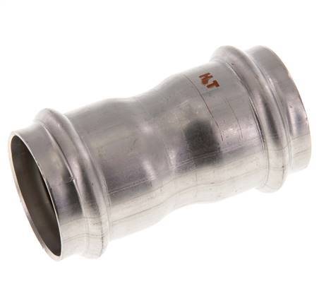 Racor a presión - 35 mm hembra - Acero inoxidable