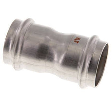 Racor a presión - 35 mm hembra - Acero inoxidable
