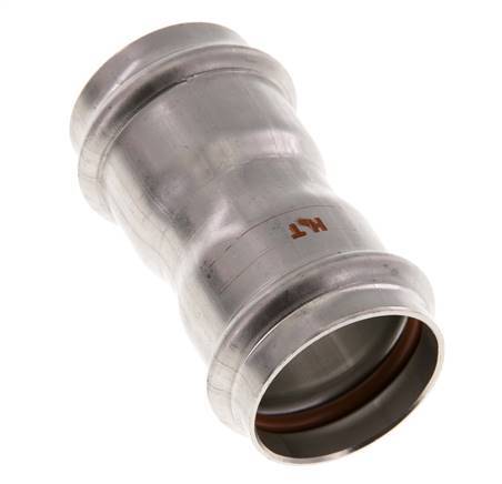 Racor a presión - 35 mm hembra - Acero inoxidable
