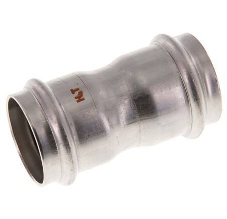Racor a presión - 35 mm hembra - Acero inoxidable