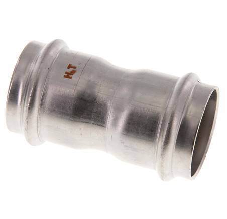 Racor a presión - 35 mm hembra - Acero inoxidable