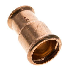 Racor a presión - 28 mm hembra y 35 mm - Aleación de cobre