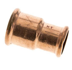 Racor a presión - 28 mm hembra y 35 mm - Aleación de cobre