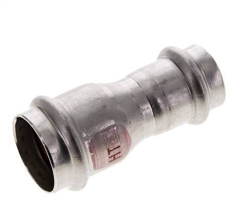 Racor a presión - 22 mm hembra y 28 mm - Acero inoxidable