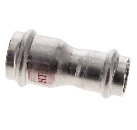 Racor a presión - 22 mm hembra y 28 mm - Acero inoxidable