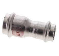 Racor a presión - 22 mm hembra y 28 mm - Acero inoxidable