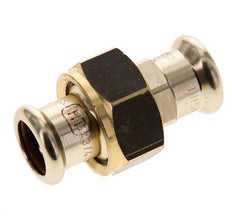 Racor de unión - 15mm Hembra - Aleación de cobre Junta plana