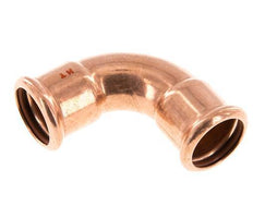 90deg Elbow Press Fitting - 28mm Female - Copper alloy