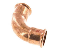 90deg Elbow Press Fitting - 35mm Female - Copper alloy