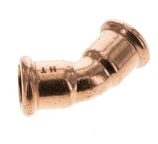 45deg Elbow Press Fitting - 18mm Female - Copper alloy