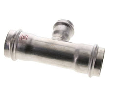 Tee Press Fitting - 28mm Female & 42mm - Stainless Steel