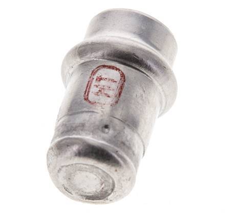 Tapa final - 15mm Hembra - Acero inoxidable