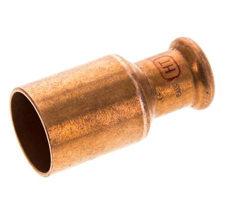 Press Fitting - 15mm Female & 28mm Male - Copper alloy