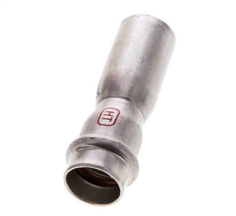 Racor a presión - 18 mm hembra y 22 mm macho - Acero inoxidable