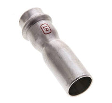 Racor a presión - 18 mm hembra y 22 mm macho - Acero inoxidable