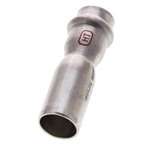 Racor a presión - 18 mm hembra y 22 mm macho - Acero inoxidable