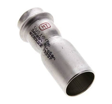 Racor a presión - 22 mm hembra y 28 mm macho - Acero inoxidable