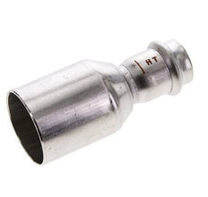 Racor a presión - 22 mm hembra y 42 mm macho - Acero inoxidable