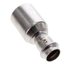 Racor a presión - 22 mm hembra y 42 mm macho - Acero inoxidable