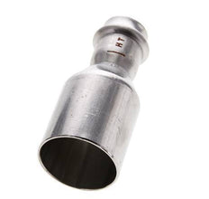 Racor a presión - 22 mm hembra y 42 mm macho - Acero inoxidable