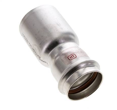 Racor a presión - 42 mm hembra y 54 mm macho - Acero inoxidable
