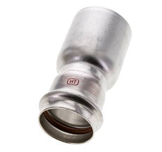 Racor a presión - 42 mm hembra y 54 mm macho - Acero inoxidable