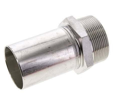 Press Fitting - 54mm Male & R 2'' Male - Stainless Steel