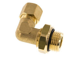 10mm & G1/2'' Brass Elbow Compression Fitting with Male Threads 95 bar NBR Adjustable DIN EN 1254-2