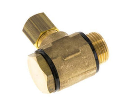 8mm & G3/8'' Brass Swivel Joint Compression Fitting with Male Threads 135 bar Polyamide DIN EN 1254-2
