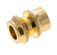 6mm Brass Straight Compression Fitting DN 1095 bar DIN EN 1254-2 [2 Pieces]