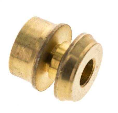 6mm Brass Straight Compression Fitting DN 1489 bar DIN EN 1254-2