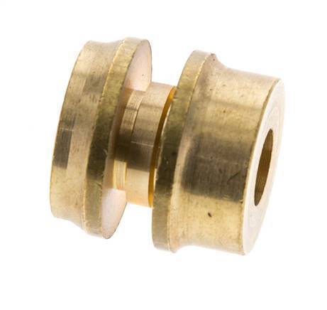 Racor de compresión recto de latón de 8 mm DN 1676 bar DIN EN 1254-2