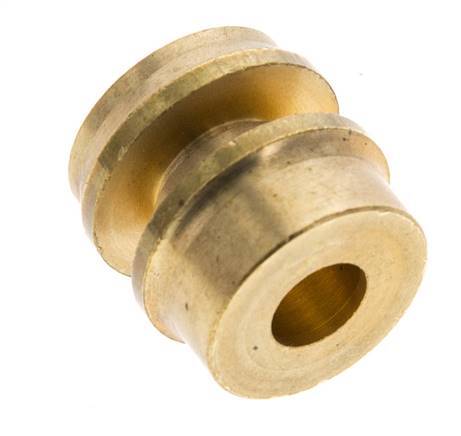 Racor de compresión recto de latón de 8 mm DN 1676 bar DIN EN 1254-2