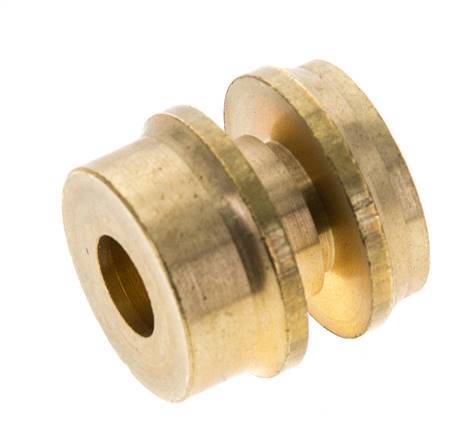 Racor de compresión recto de latón de 8 mm DN 1676 bar DIN EN 1254-2