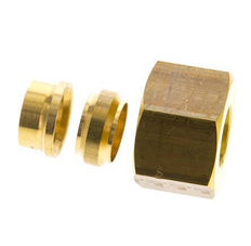 14mm Brass Straight Compression Fitting DN 1676 bar DIN EN 1254-2