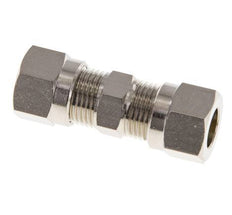 8LL Nickel plated Brass Straight Cutting Fitting 100 bar ISO 8434-1 [2 Pieces]
