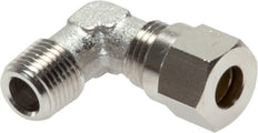 6LL & R1/4'' Nickel plated Brass Elbow Cutting Fitting with Male Threads 100 bar ISO 8434-1 [2 Pieces]